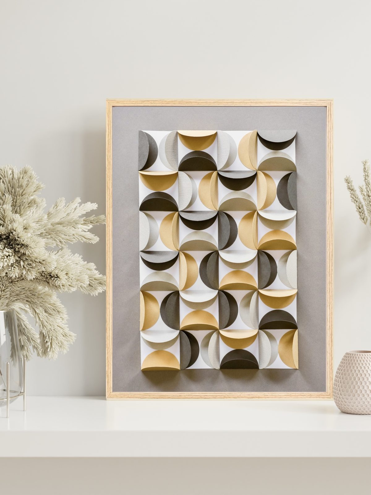 Abstraktes Wandbild Sol I