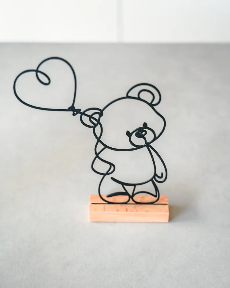 Bär mit Luftballon Aufsteller - Produktfoto 3