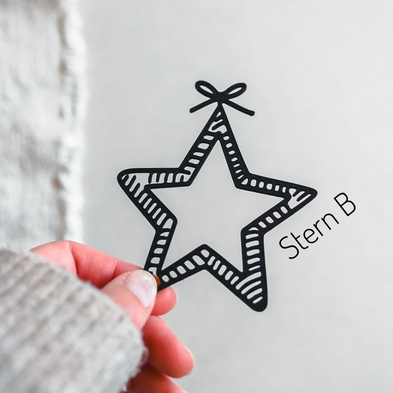 Christbaumanhänger — Sterne & Zuckerstange als Christbaumanhänger aus dem 3D-Druck - Produktfoto 4