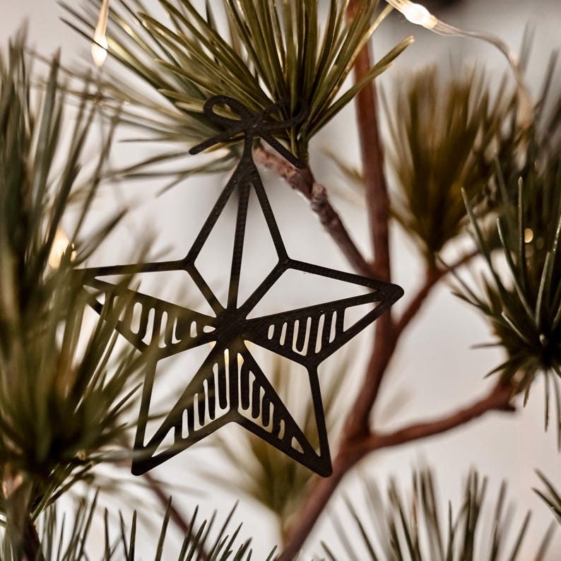 Christbaumanhänger — Sterne & Zuckerstange als Christbaumanhänger aus dem 3D-Druck - Produktfoto 6