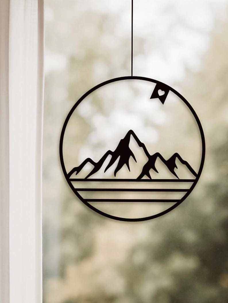 Fensterkranz Berge