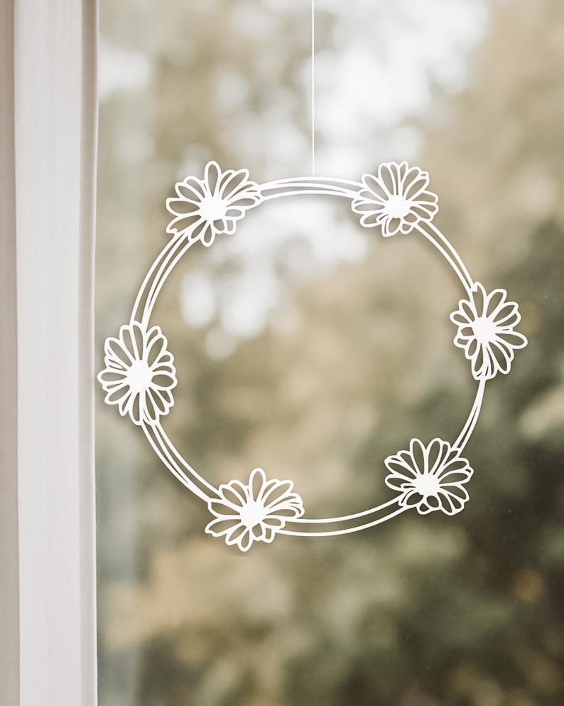 Fensterkranz Blumen als Fensterkranz aus dem 3D-Druck - Produktfoto 2