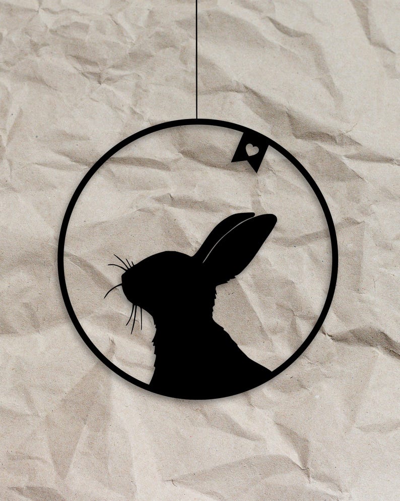 Fensterkranz Osterhase als Fensterkranz aus dem 3D-Druck - Produktfoto 5