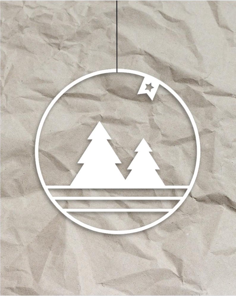 Fensterkranz Weihnachtsbaum als Fensterkranz aus dem 3D-Druck - Produktfoto 5