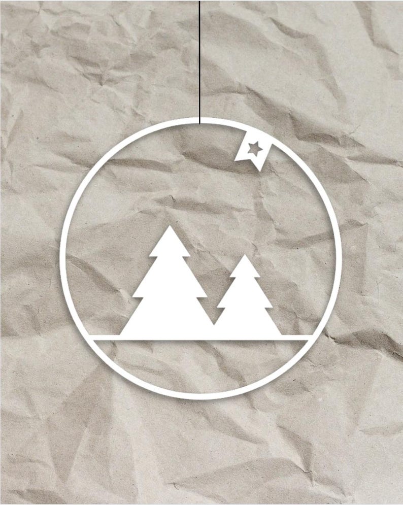 Fensterkranz Weihnachtsbaum als Fensterkranz aus dem 3D-Druck - Produktfoto 6