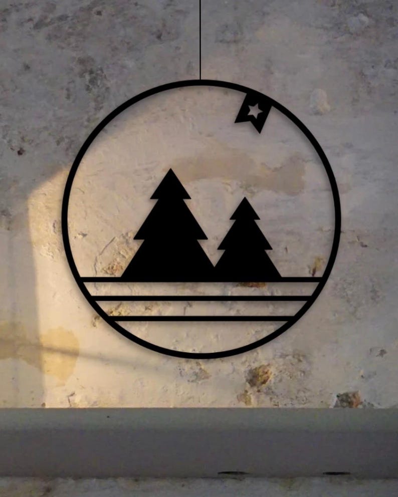 Fensterkranz Weihnachtsbaum als Fensterkranz aus dem 3D-Druck - Produktfoto 7