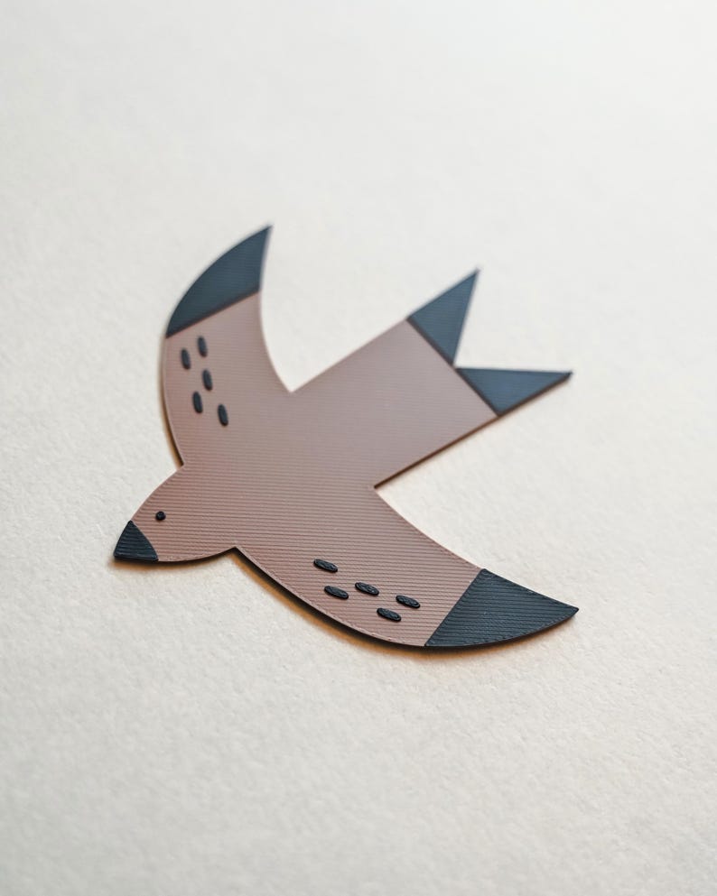 Wandvögel Kinderzimmer als Kinderzimmer Wanddeko aus dem 3D-Druck - Produktfoto 6
