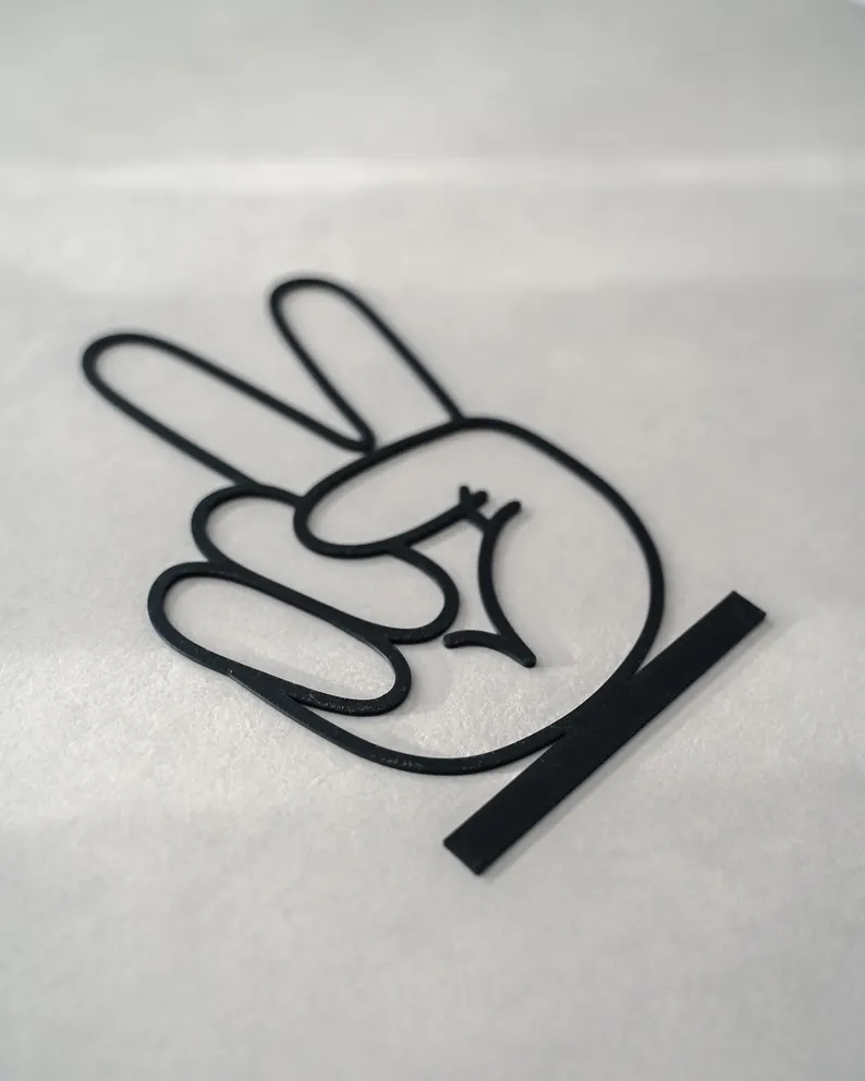 Peace-Zeichen Aufsteller - Produktfoto 4