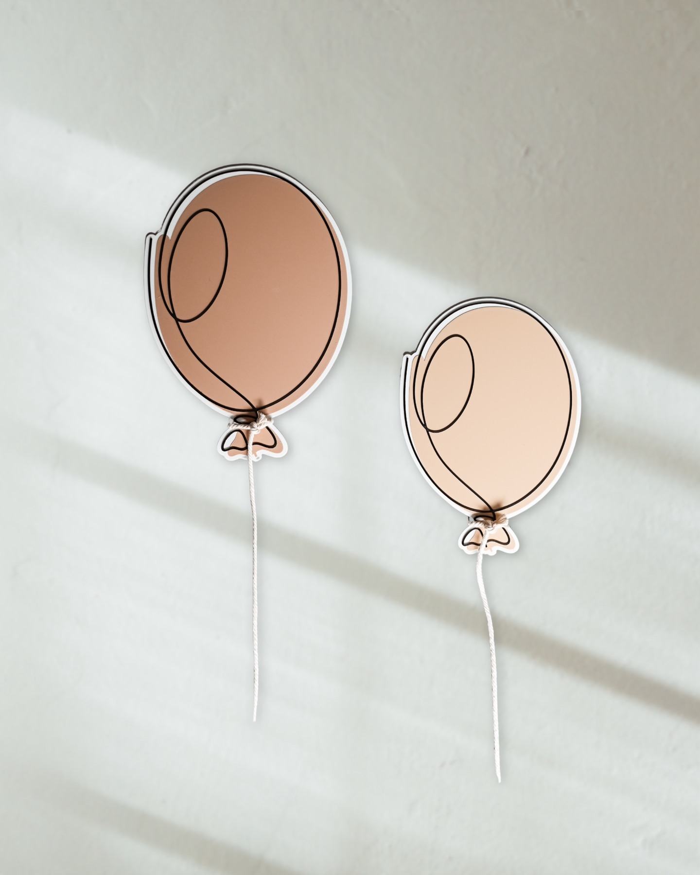 Wanddeko Luftballons als Wanddeko